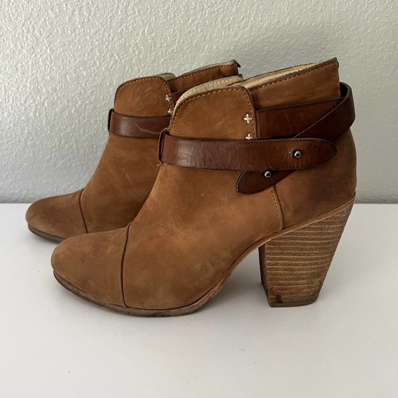Rag & Bone Brown Heel Suede Booties Women's Size 9 - Picture 1 of 8